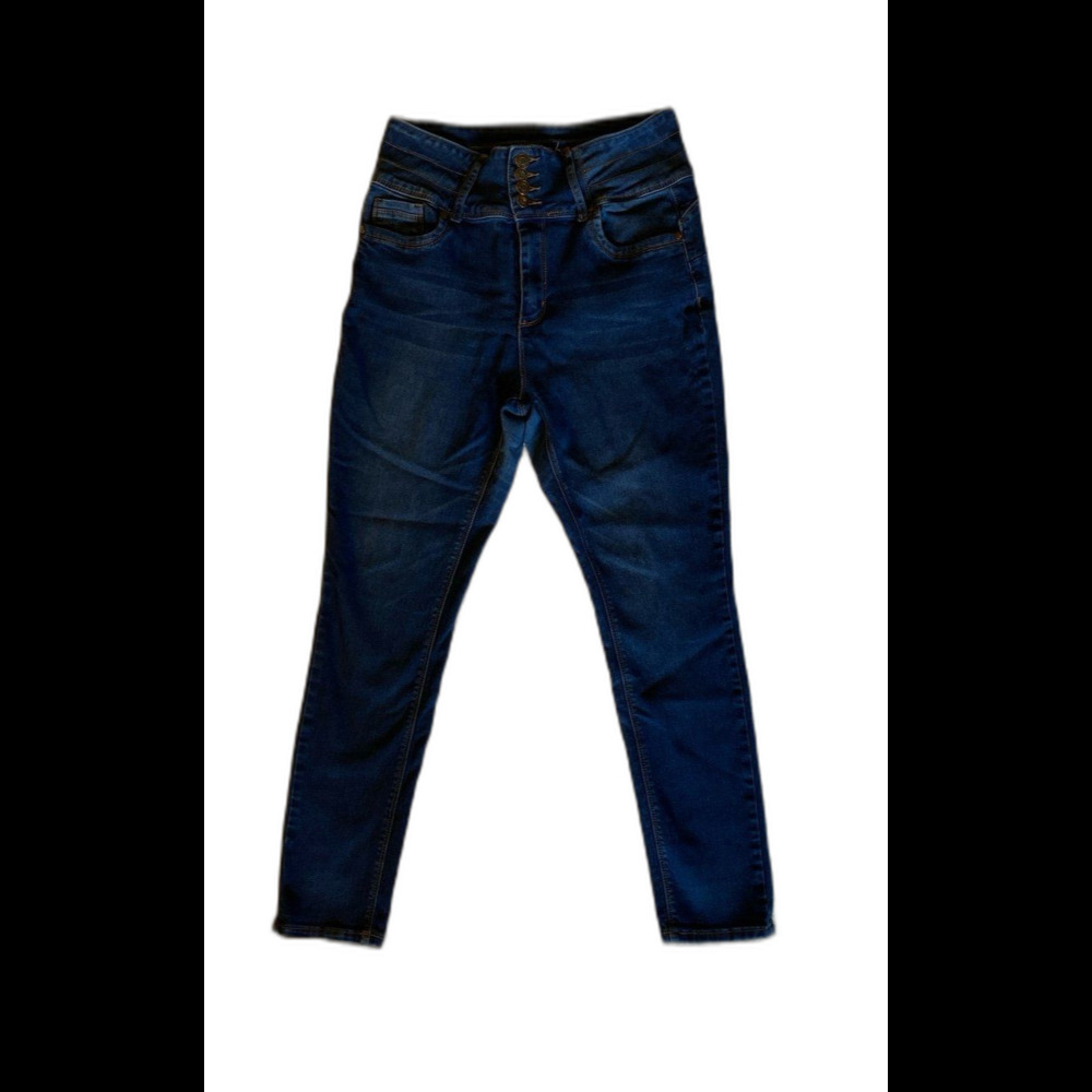 Bamboo Denim Jeggings Jeans Size 13 Stretchy Soft Pocket‎ F&B Dk Denim Practical